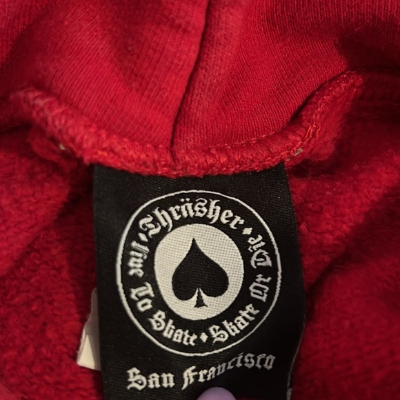 THRASHER red hoodie in new condition - Picture 11 of 12